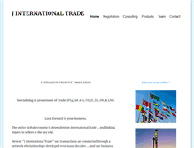 Tablet Screenshot of j-intl-trade.com